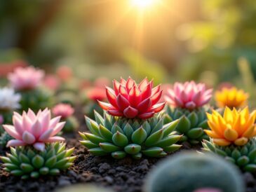 Plantes grasses en fleurs : découvrez les variétés les plus élégantes et leurs secrets d'entretien