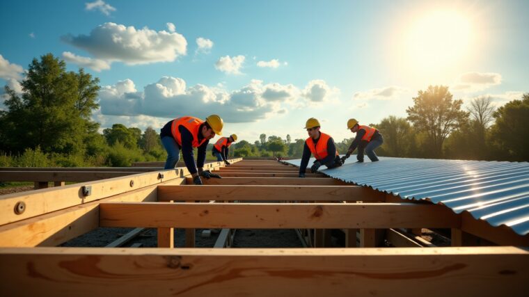 Quel écartement prévoir entre chevrons pour l'installation d'un bac acier ?