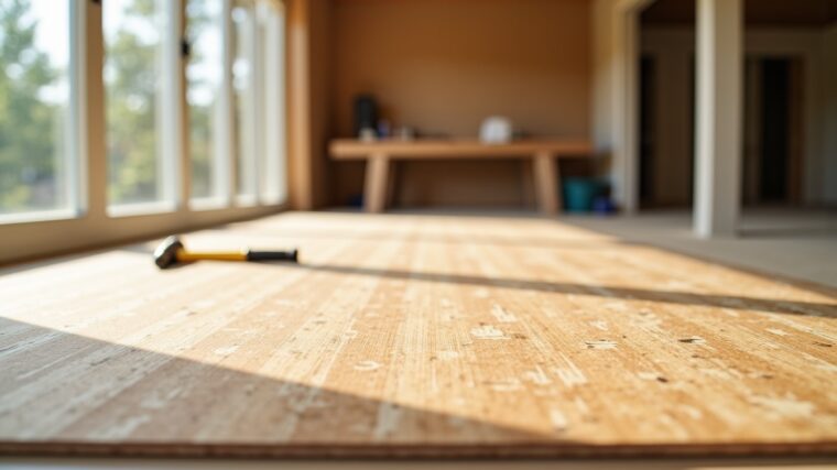 Plancher en aggloméré ou OSB : quelle option privilégier pour une longue durée ?