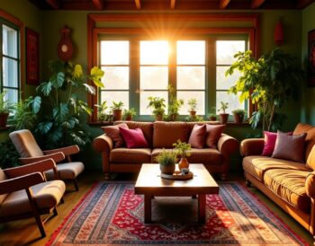 Salon bohème : inspirations déco pour créer une ambiance chaleureuse et conviviale