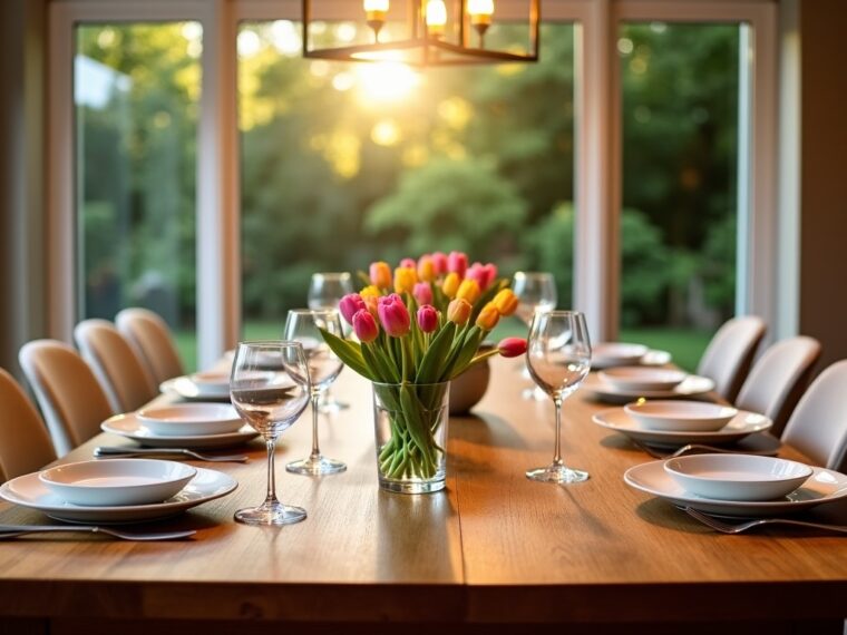 Table pour 8 personnes : comment choisir les dimensions idéales ?