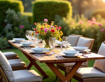 Table de jardin pour 6 personnes : le guide pour des repas en plein air réussis