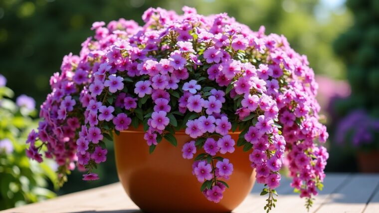 Jardinière de Surfinia : Quel nombre de plants pour un effet retombant spectaculaire ?