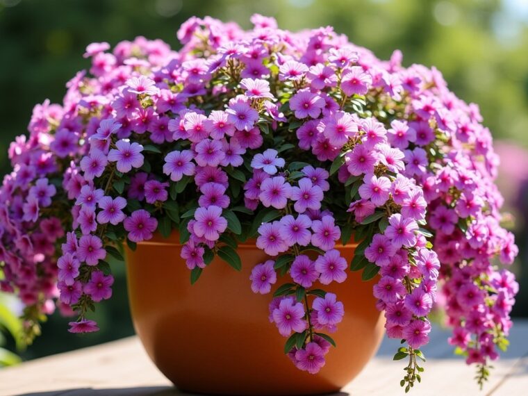 Jardinière de Surfinia : Quel nombre de plants pour un effet retombant spectaculaire ?