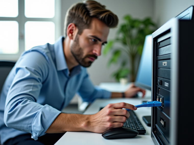 Installer un câble réseau en bureau : méthode en 8 étapes